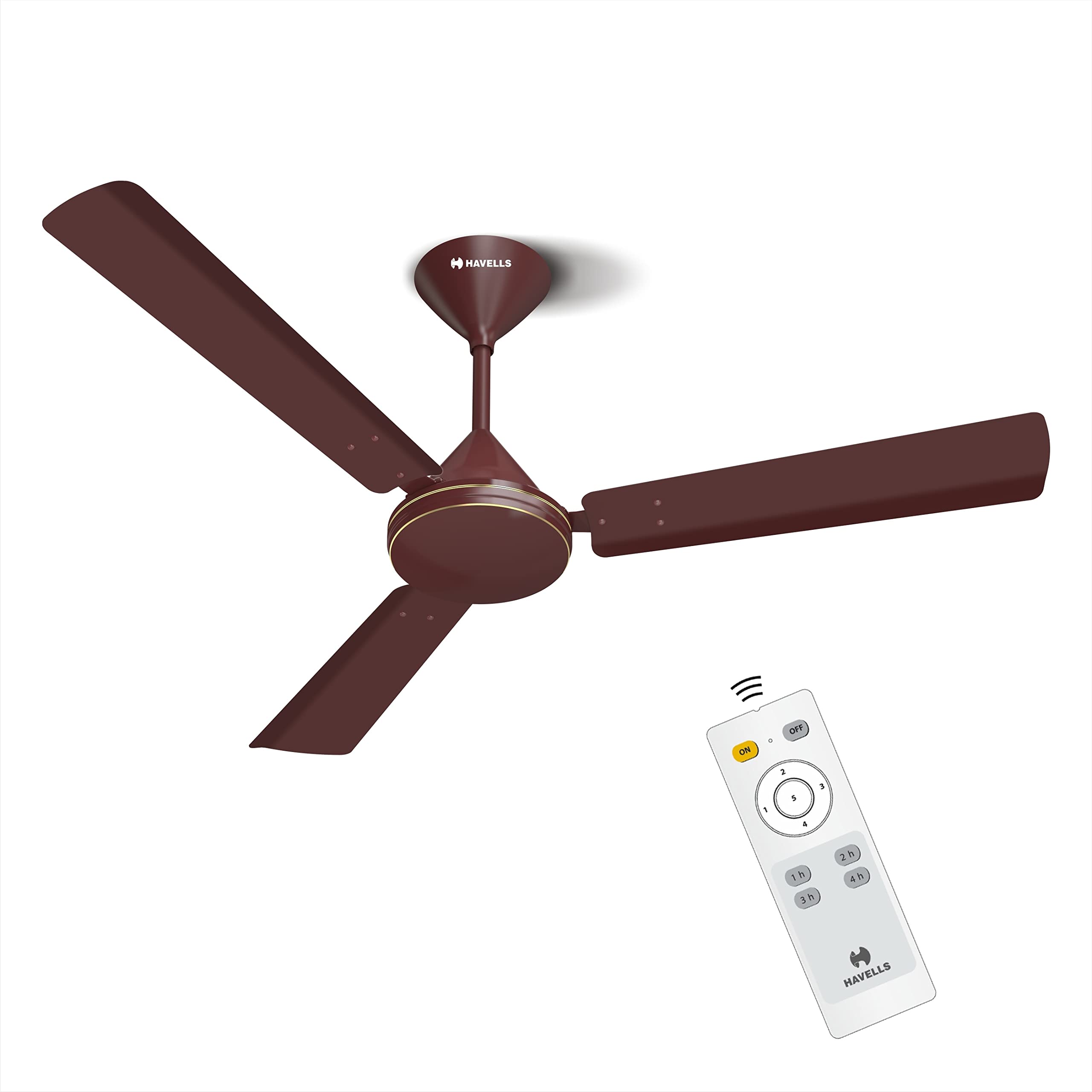 Havells 1200Mm Efficiencia Prime Bldc Motor Ceiling Fan | 5 Star With Remote, 100% Copper | Upto 53% Energy Saving, High Air Del