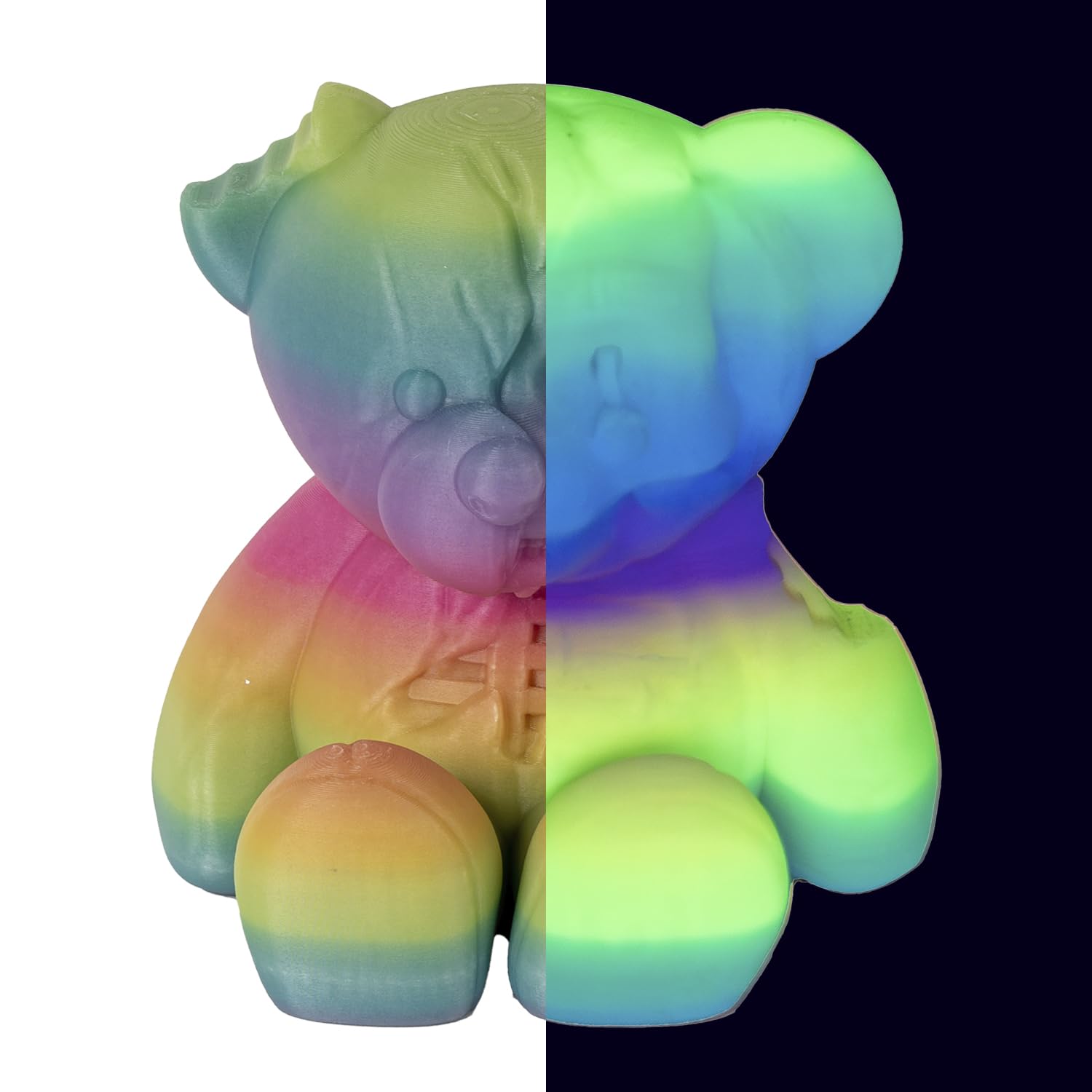 Polymaker Panchroma Pla Filament, Luminous Rainbow 1.75Mm 3D Printing Filament, 3D Printer Pla Filament, Fit Most Fdm 3D Printer