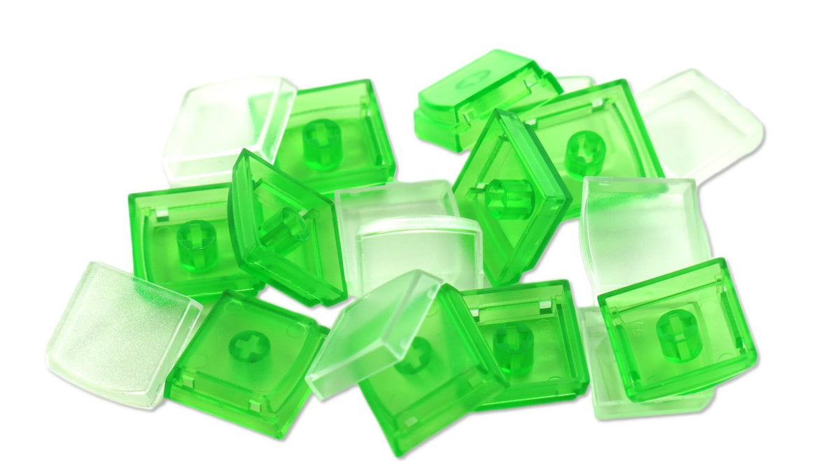 X Keys Keycap Cherry Mx Compatible (1X1, Green, 10 Pack)