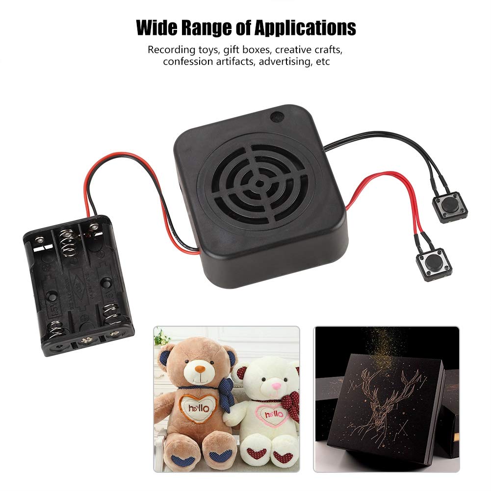Diy Recording Box, 3W 2 Minutes/4 Minutes Voice Recordable Sound Box For Recording Toys,Gift Boxes, Creative Crafts, Confession Artifacts, Advertising, Clear Sound Voice Recorder(4Min)