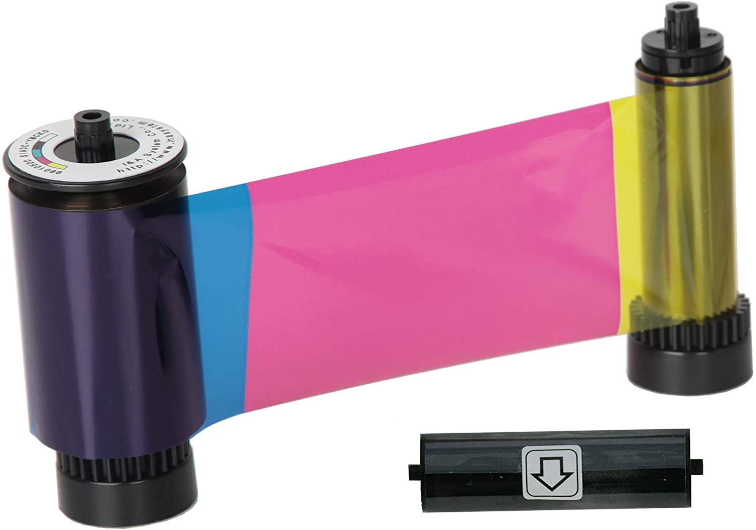 Idp Smart 21 Ymcko Consumables Kit With Color Printer Ribbon, 100 Primus Pvc Cards, And Cleaning Roller