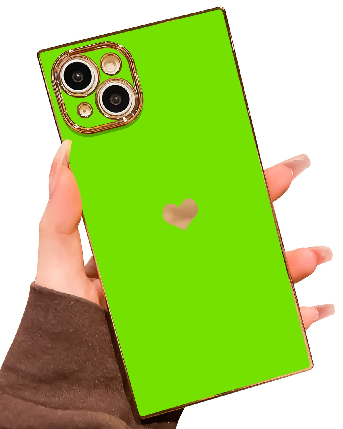 Tqlgy Compatible With Square Iphone 14 Plus Case, [Full Camera Lens Protection] [Military Grade Drop Protection] [Reinforced Cor