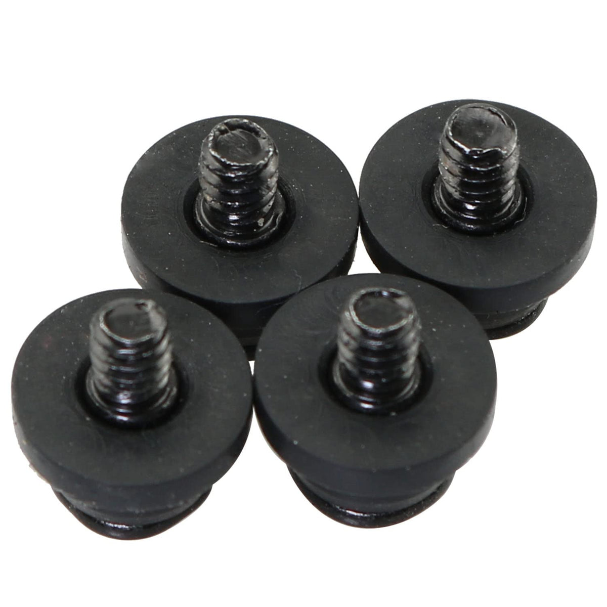 Meetoot 4Pcs Hard Disk Drive Screws And Shock Absorption Rubber Washer Kit 3.5 Inch Computer Case Shock Proof Screws Hard Drive