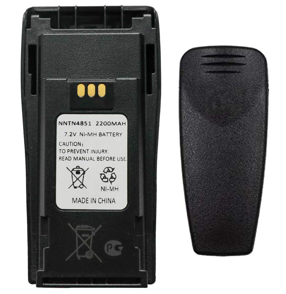 Teseko Nntn4851 Nntn4851A Nntn4496 Nntn4497Ar Nntn4970A 7.2V 2200Mah Ni Mh Two Way Radio Battery Replacement For Motorola Cp040