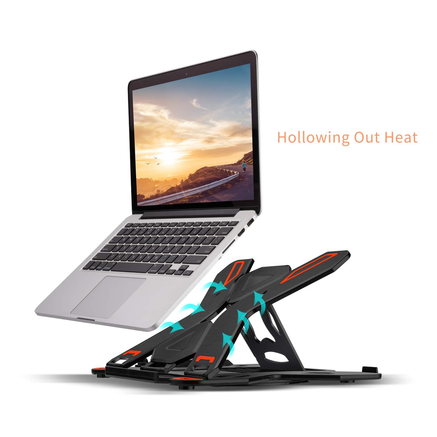 Laptop Stand Adjustable Laptop Computer Stand Multi Angle Stand Phone Stand Portable Foldable Laptop Riser Notebook Holder Stand