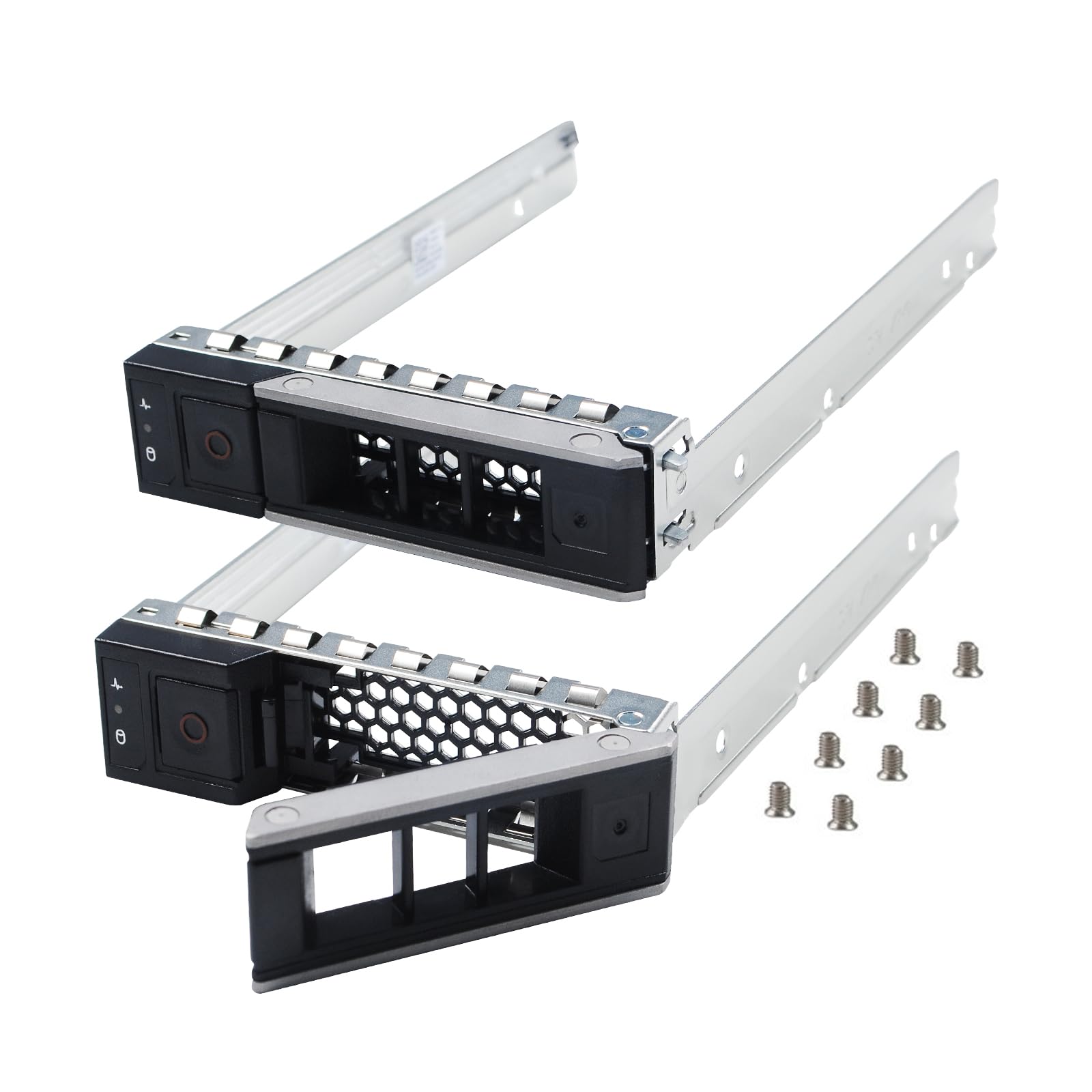 Hard Drive Caddy 3.5' Ssd Mount X7K8W Hard Drive Bracket Metal Hdd Caddy Compatible For Dell Poweredge Servers 14Th Gen R240 R340 R440 R540 R640 R740 R740Xd2 R6415 R7425, 2 Pack