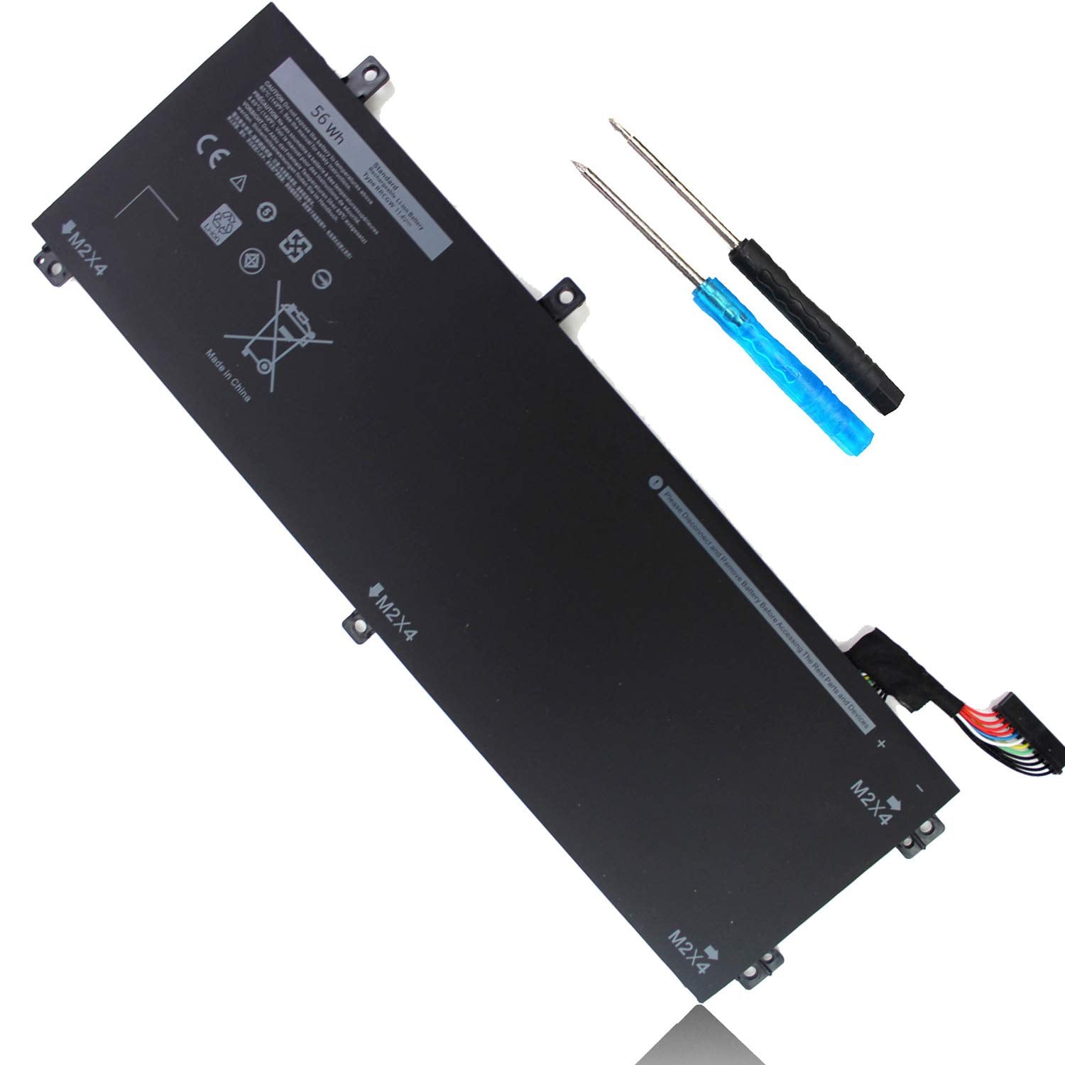 Emanjor 56Wh Rrcgw H5H20 Laptop Battery For Dell Xps 15 9550 15 9550 9560 9570 Precision 5510 5520 5530 Series P56F P56F001 62Mj