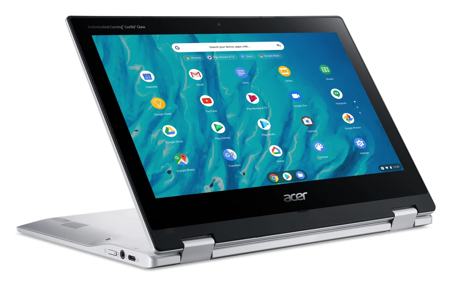 Acer Spin 311 3H 11.6'' 2 In 1 Touchscreen Chromebook (8 Core Mediatek Mt8183C, 64Gb Emmc, 4Gb Ram, Stylus) Flip Convertible Lap