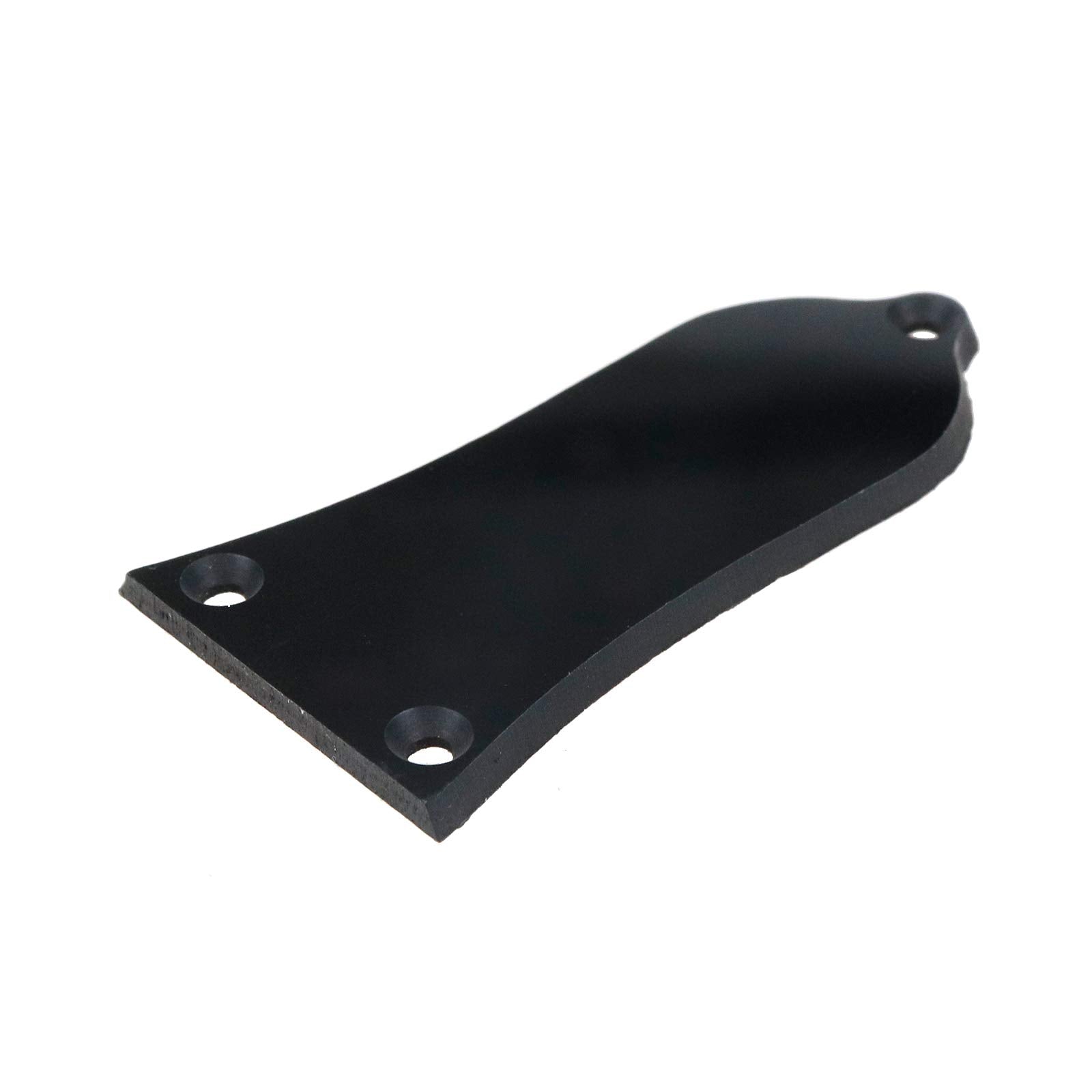 Farboat 6Pcs Truss Rod Cover 2-Ply Blank Bell Shape Pvc For Electric Gutiar With Screws