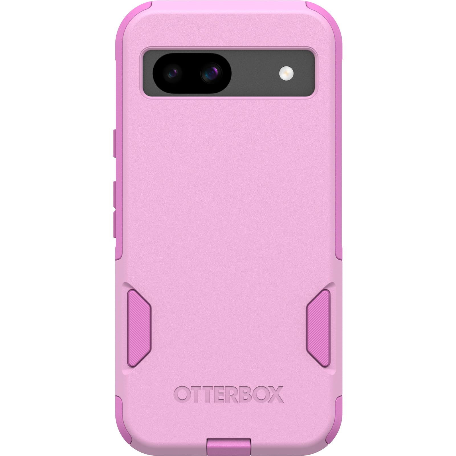 Otterbox Google Pixel 8A Commuter Series Case   Run Wildflower (Pink), Slim & Tough, Pocket Friendly, With Port Protection