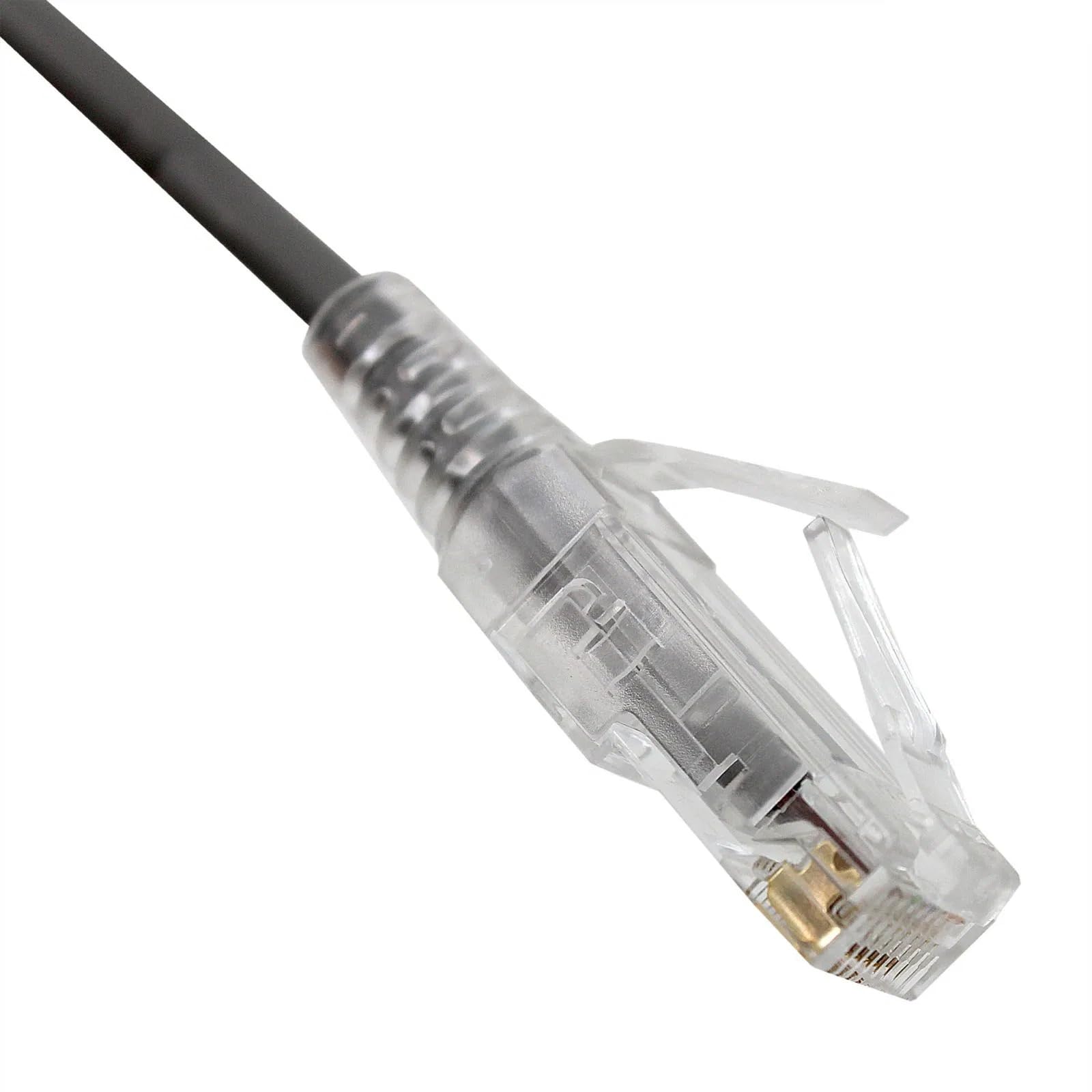 Cablewholesale Slim Cat6A Ethernet Patch Cable, 28Awg, 500Mhz, Etl/Ul/Csa Approved, Rj45 Copper Connector Snagless/Boot, Interne