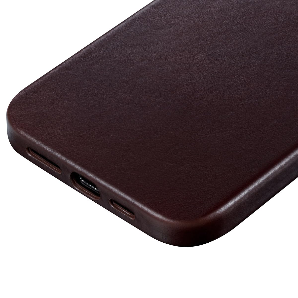 Docco Jette Designed For Iphone 14 Pro Max Leather Case Compatible With Magsafe, Genuine Crazy Horse Leather Case For Iphone 14