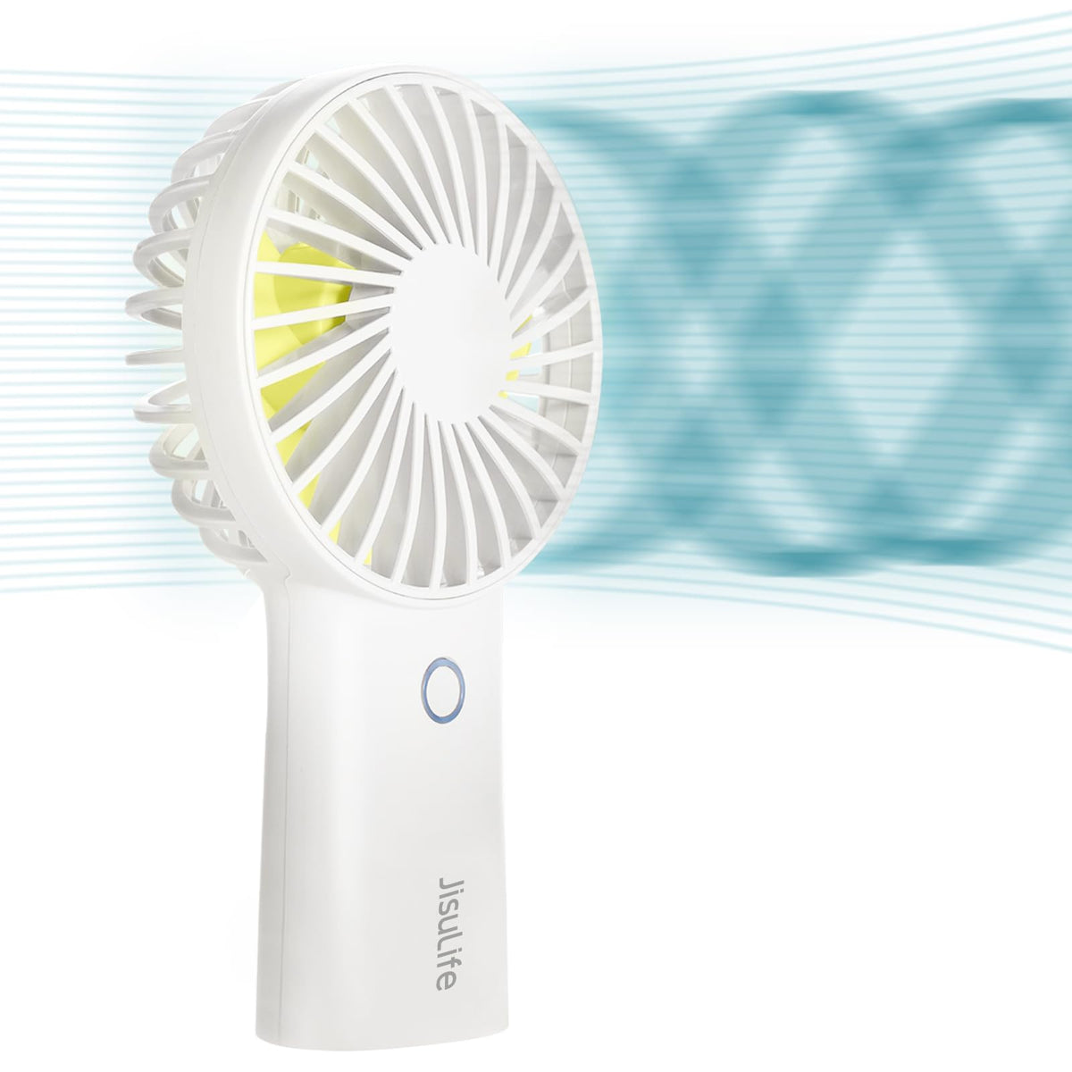 Jisulife 6000Mah Handheld Fan [30H Max Cooling Time] Mini Portable Hand Fan, Usb Rechargeable Small Personal Fan,Battery Operate