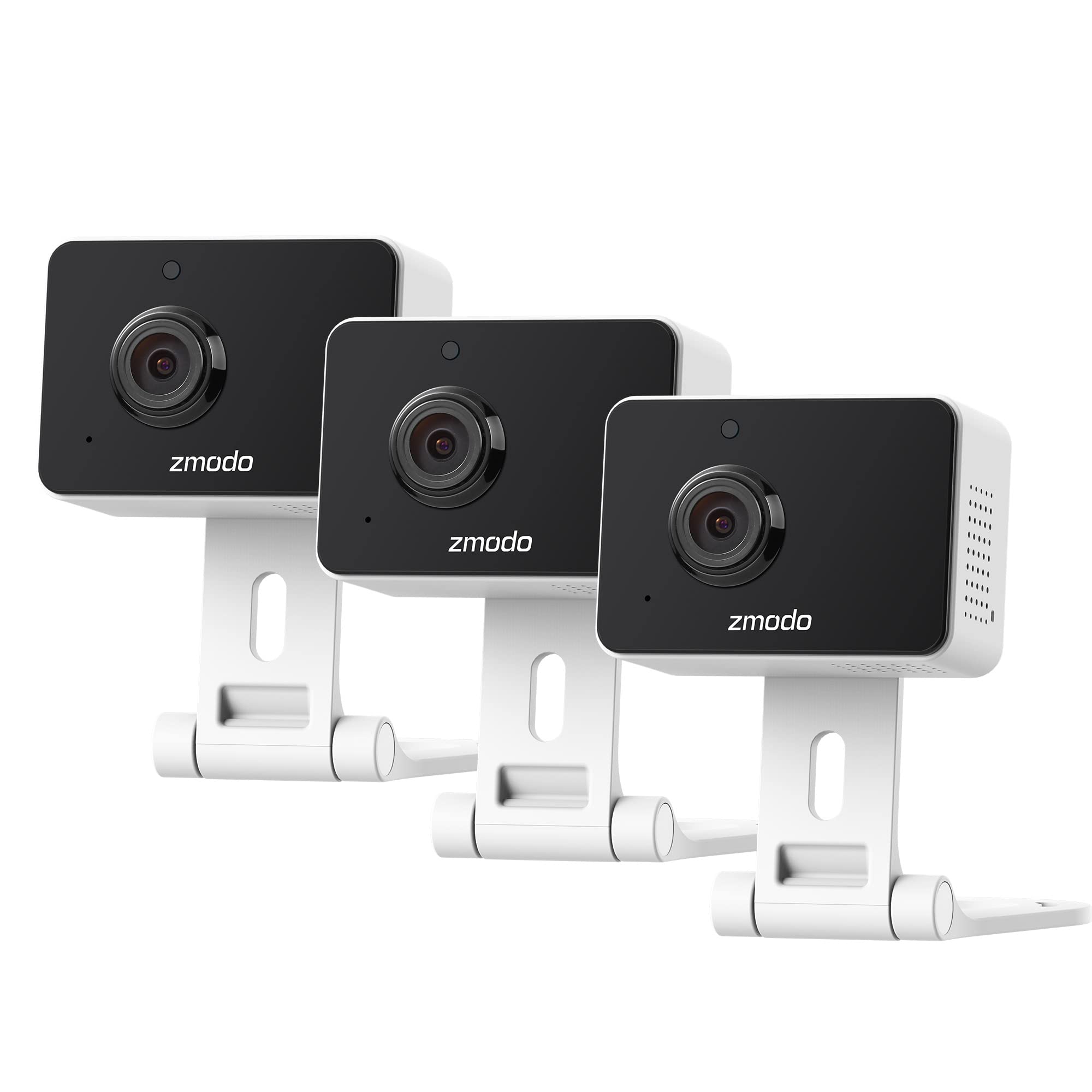 Zmodo 1080P 3Pack Mini Wifi Camera, Two Way Audio, Video Baby Monitor