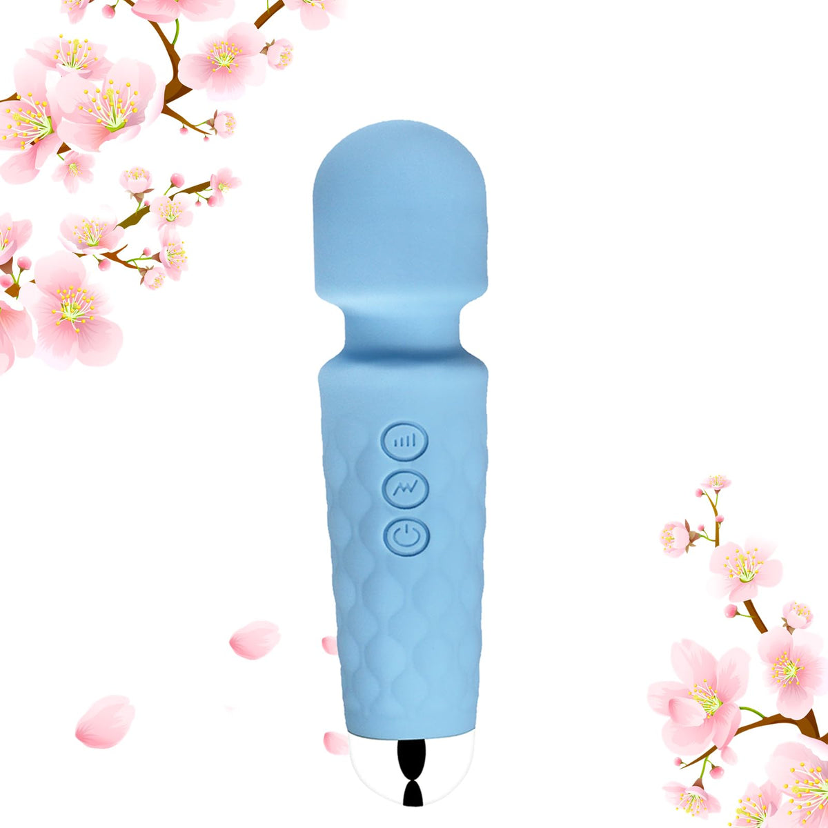 Lumio Body Back Relaxation Massager   Mini   Travel   9 Speeds 19 Modes   For Back   Foot   Arm Muscle Relaxation (Blue) (Blue)