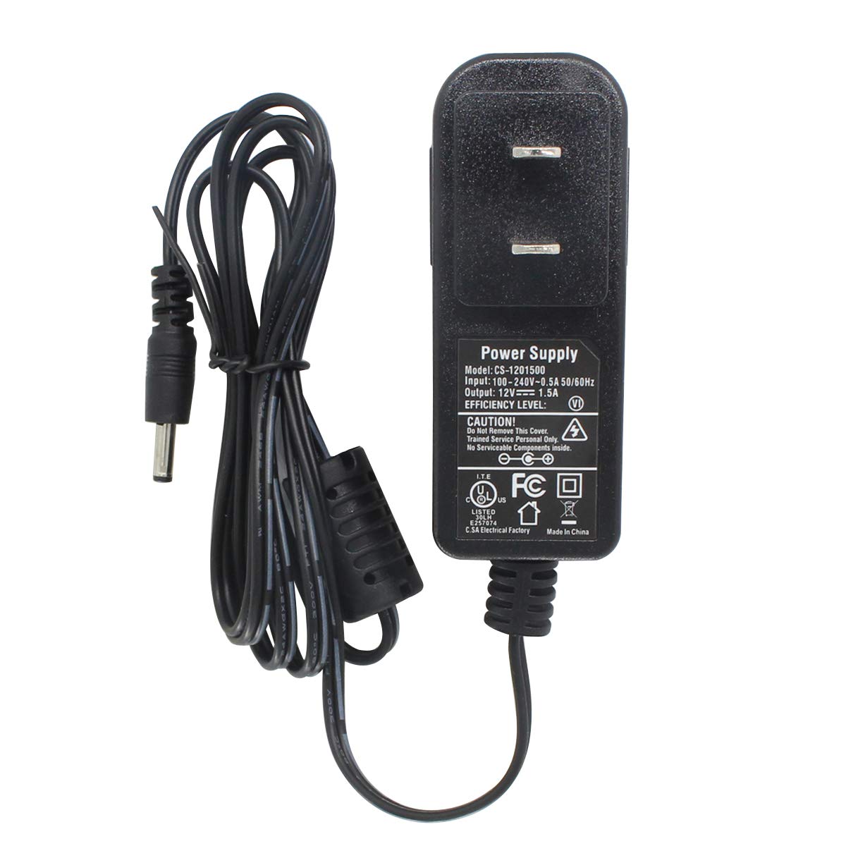 2 Packs Ac To Dc 12V 1.5A Power Adapter Supply Switching Plug 3.5Mm X 1.35Mm Ul Listed Fcc