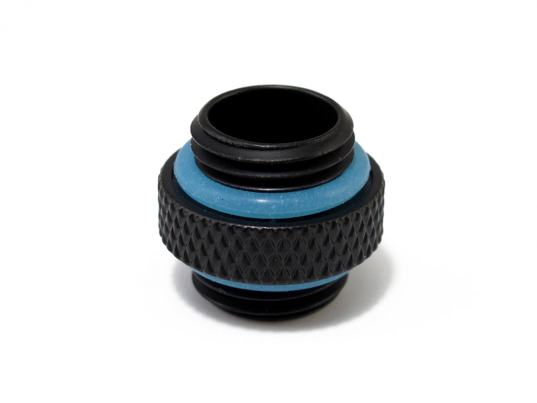 Xspc G1/4'' 5Mm Male To Male Fitting, Matte Black, 6 Pack