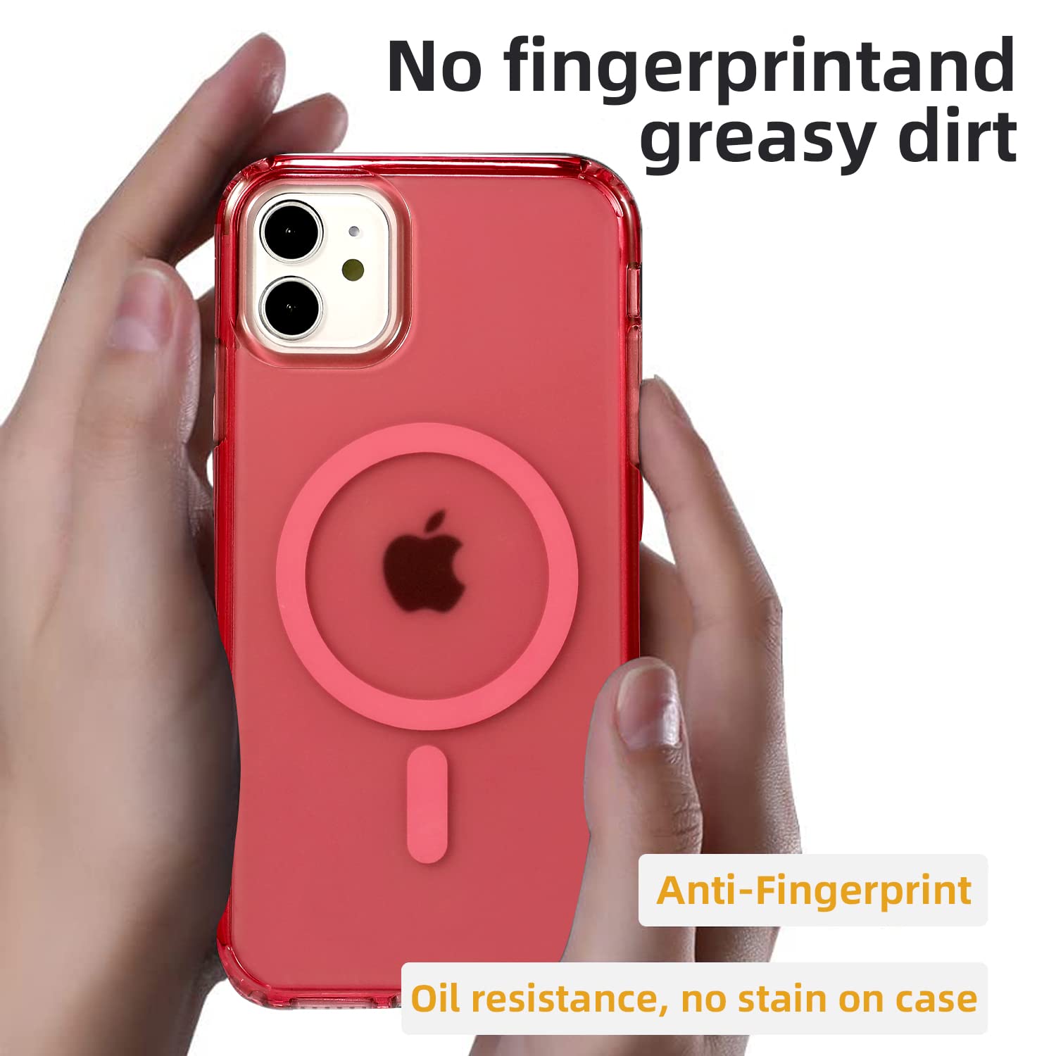 Gyizho Magnetic Designed For Iphone 11 Case, [Military Grade Drop Tested] [Compatible With Magsafe] Slim Protective Translucent