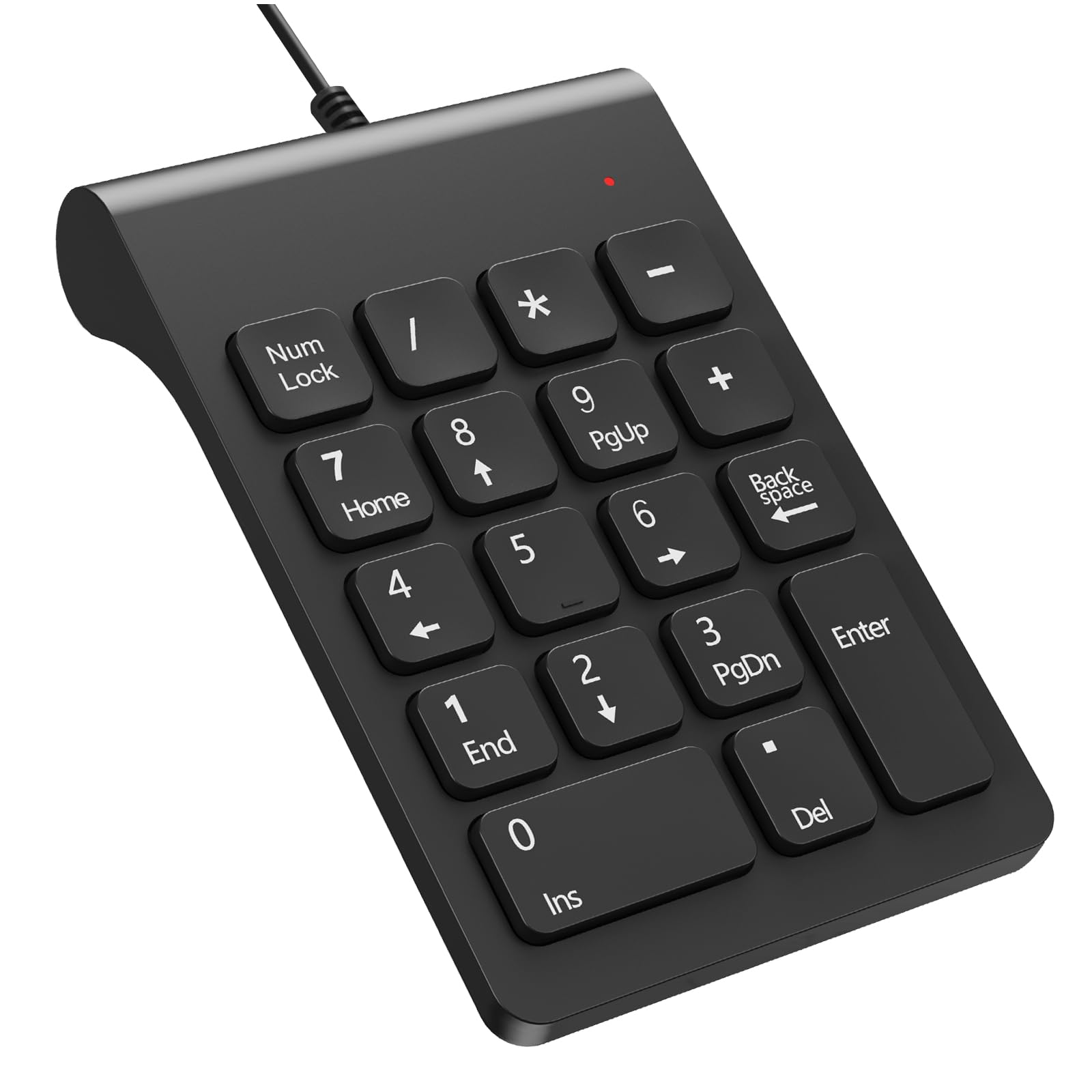 Usb Number Pad Numpad Numeric Keypad 18 Key Number Keypad Mini Keyboard For Laptop Pc Computer Notebook Chromebook Surface Deskt