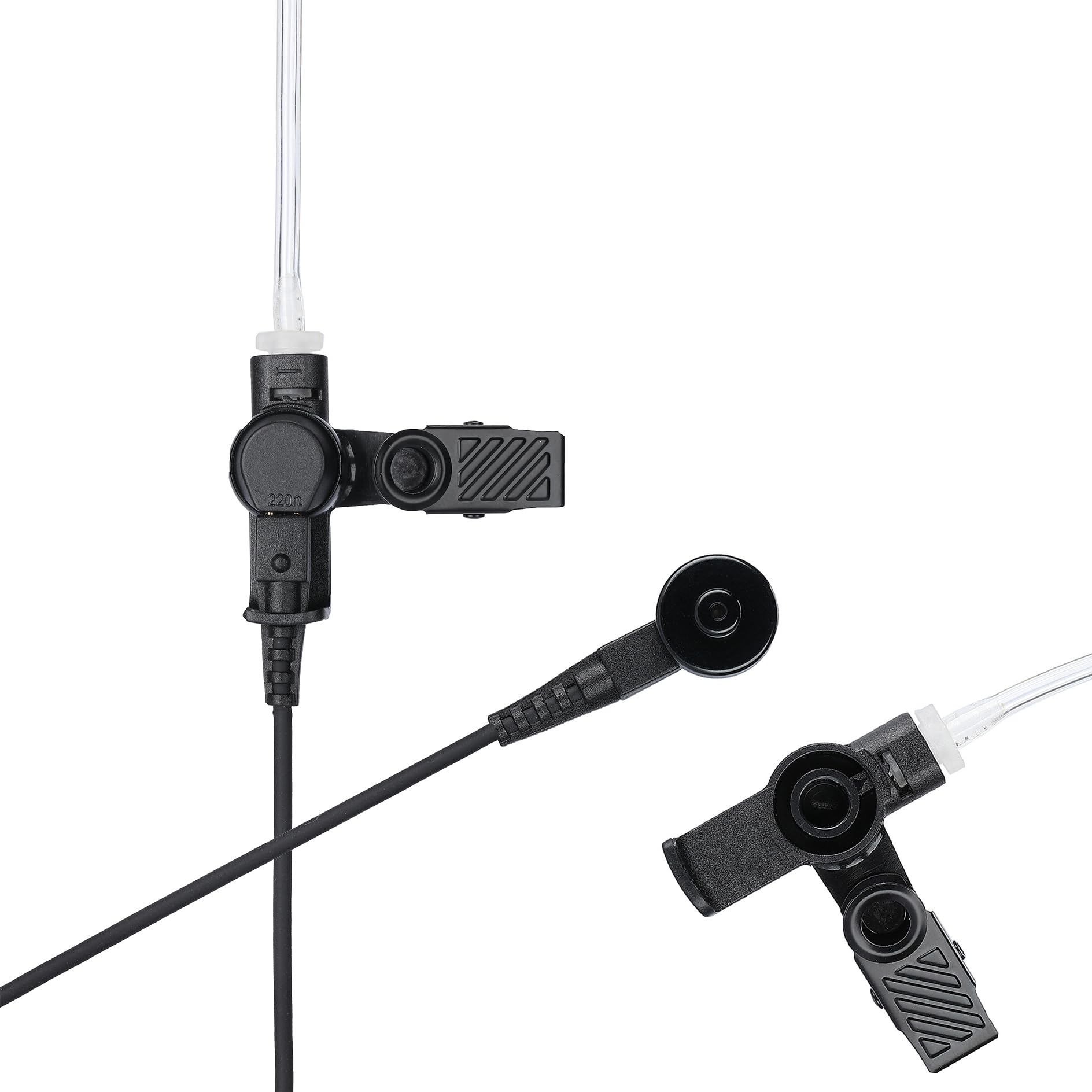 Seekingtec ?2 Pack? Xpr 7550E Earpiece Compatible With Motorola Radios Xpr6350 Xpr6550 Xpr7550 Apx 4000 6000 7000 Walkie Talkie