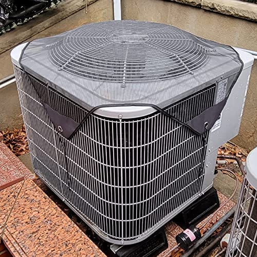 Air Conditioner Covers For Outside Units Central Ac Cover Leaf Guard Heavy Duty Mesh Ac Defender For Outdoor Square Units, All S