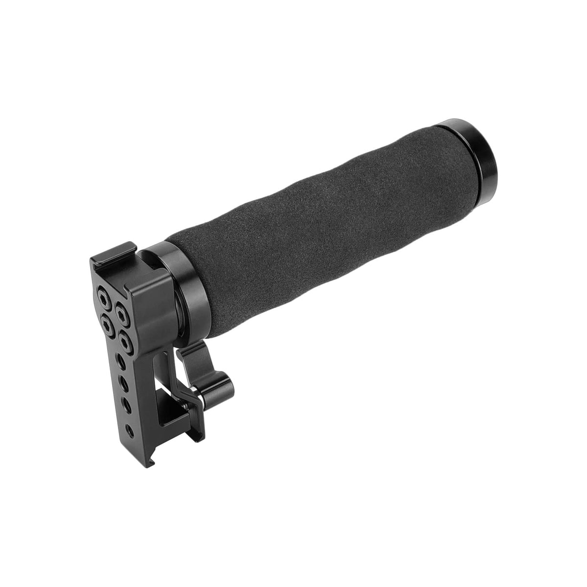 Szrig Ultralight Sponge Nato Handle Top Handgrip With Hot Shoe Adapter 1/4 20 Holes Nato Clamp For Dslr Cage Monitor Cage
