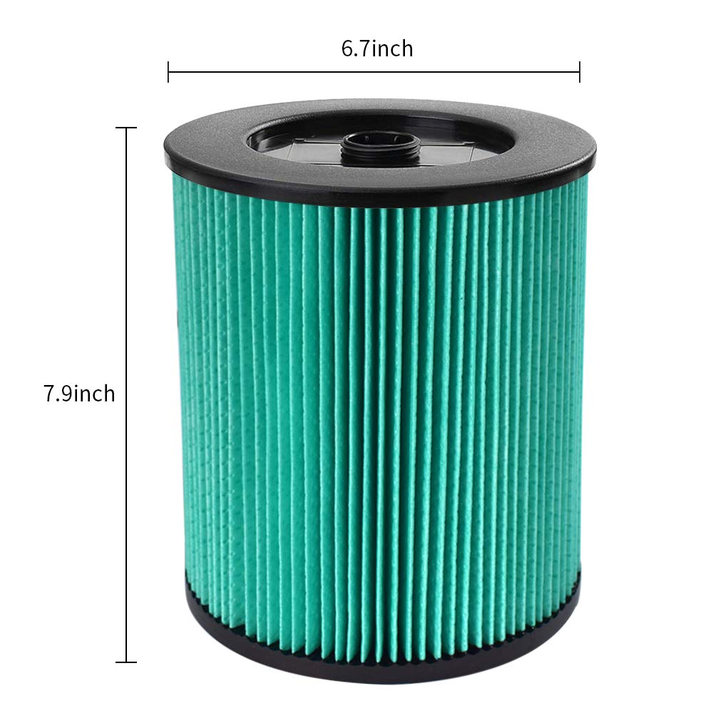 17912 & 9 17912 Hepa Vacuum Filter Compatible With Filter No.9 17912 Fits 5, 6,8,9,12,14,16 And 32 Gal Vacs Or Larger Made After
