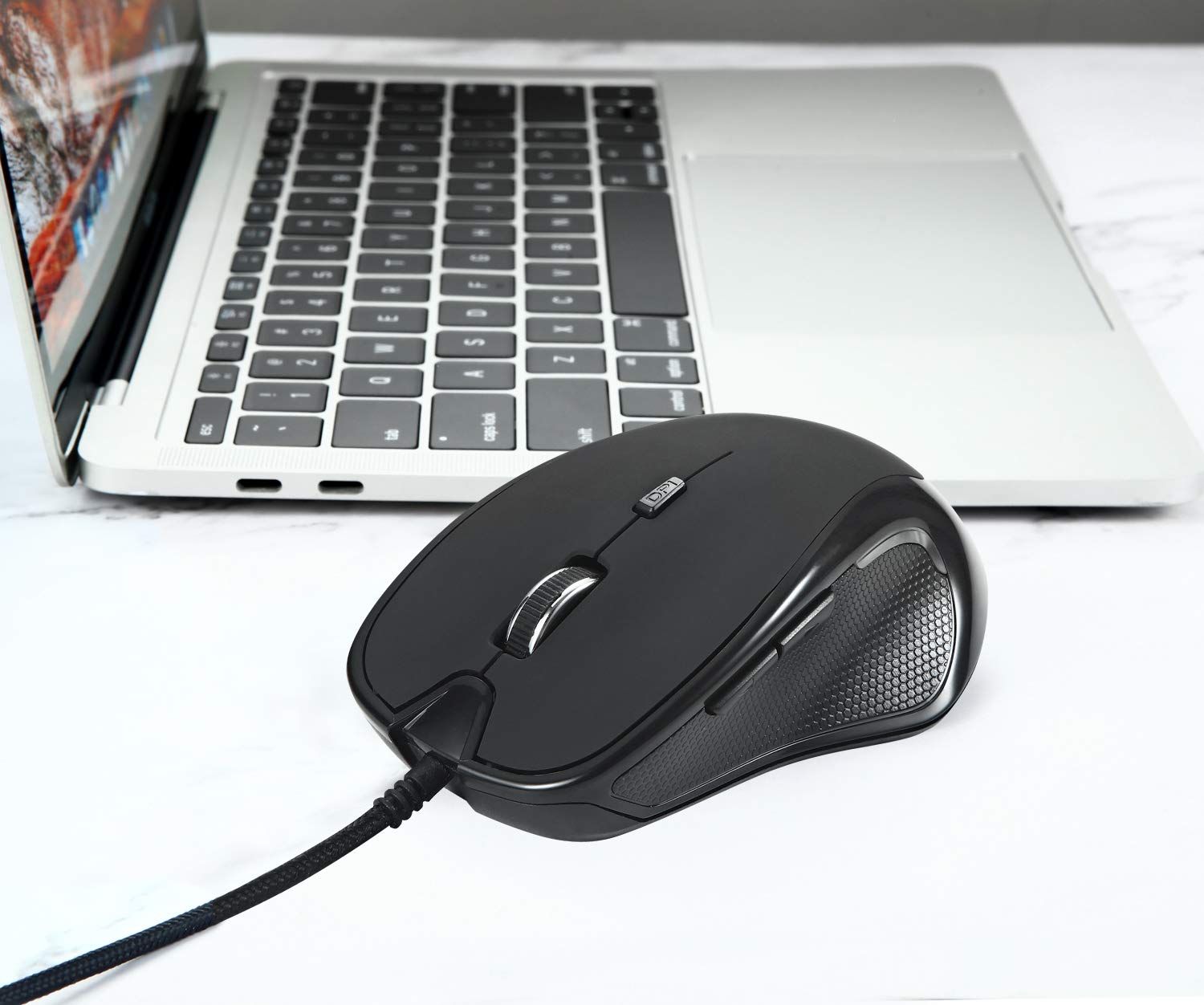 Valuerays Warm Fingertips Hot Buttons Optical Heated Mouse