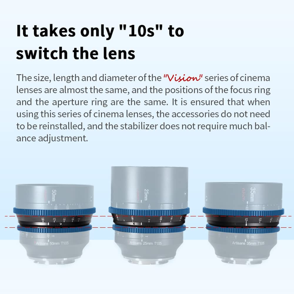 7Artisans 35Mm T1.05 Cine Lens For Sony E Mount Mirrorless Camera Lenses,Manual Focus Large Aperture