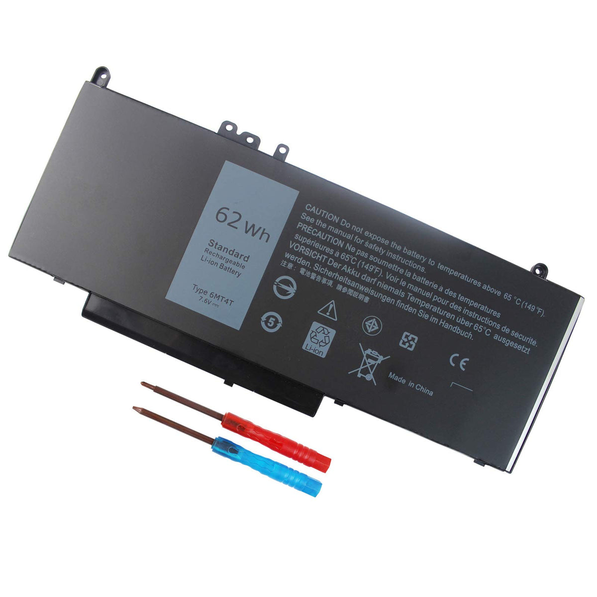 Dmkaollk 6Mt4T Battery For Dell Latitude E5570 E5470 7V69Y Txf9M 79Vrk 07V69Y 7.6V 62Wh   12 Months Warranty