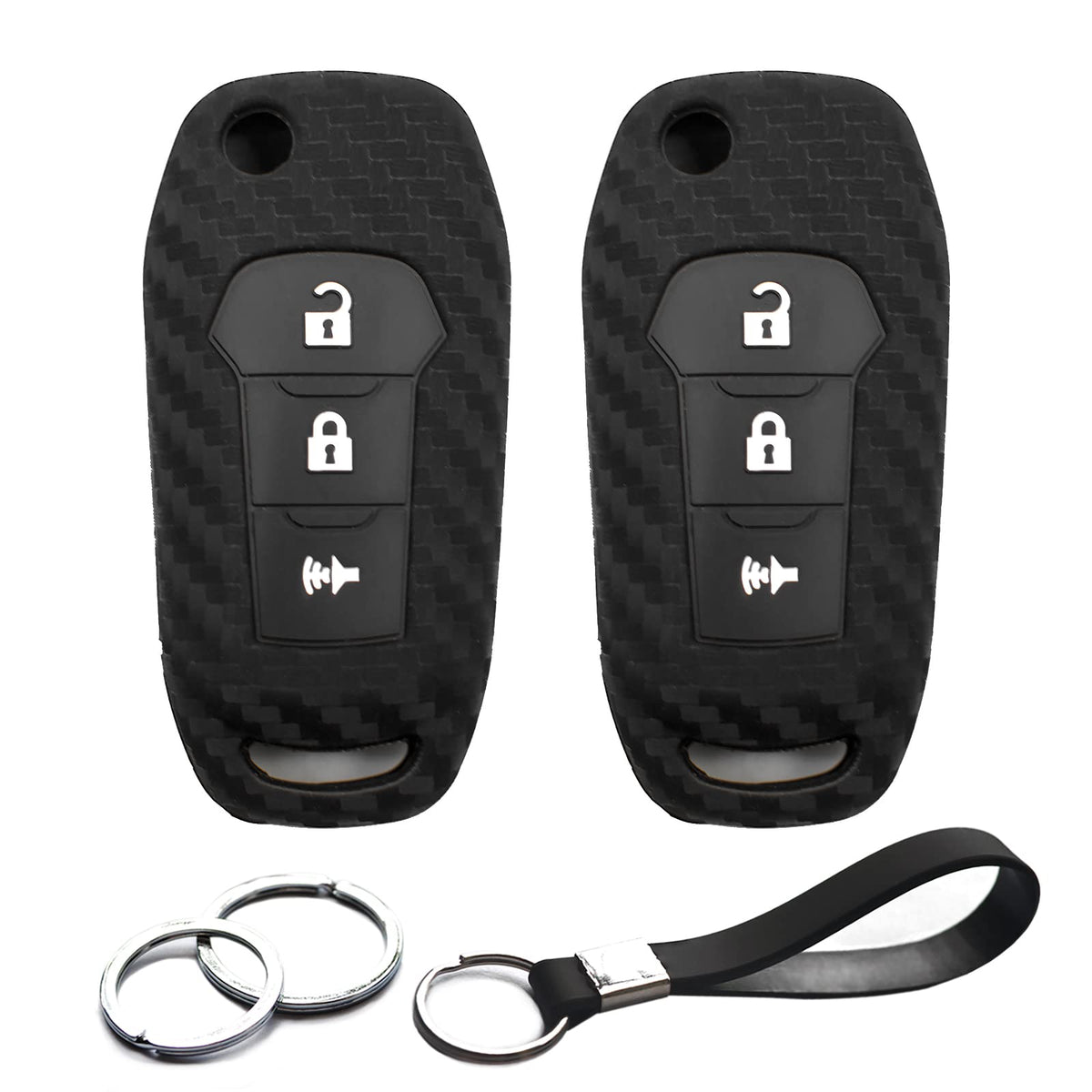Infipar 2Pcs Compatible With Flip 3 Buttons 2022 2021 2020 Ford Explorer Ranger F 150 F 250 F 350 F 450 F 550 Super Duty Ecospor