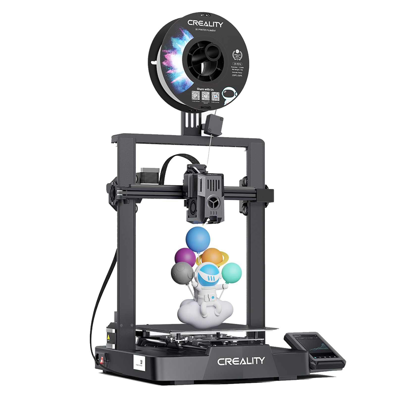 Creality Ender 3 V3 KE 3D Printer, 500mm/s Printing Speed, CR Touch Auto Leveling, Upgraded Sprite Direct Extruder, Stable Struc