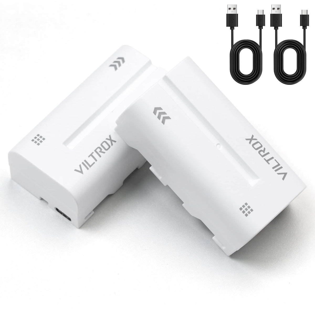 Viltrox Np F550 Battery 2 Pack 2200Mah Replacement Battery For Sony F970 F960 F950 F770 F750 F570 F550 F330, Rechargeable Batter