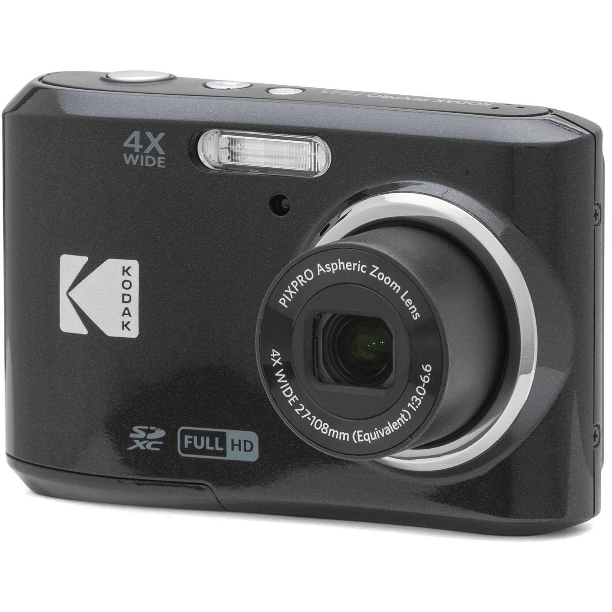 Kodak Pixpro Friendly Zoom Fz45-Bk 16Mp Digital Camera With 4X Optical Zoom 27Mm Wide Angle And 2.7 Lcd Screen (Black)