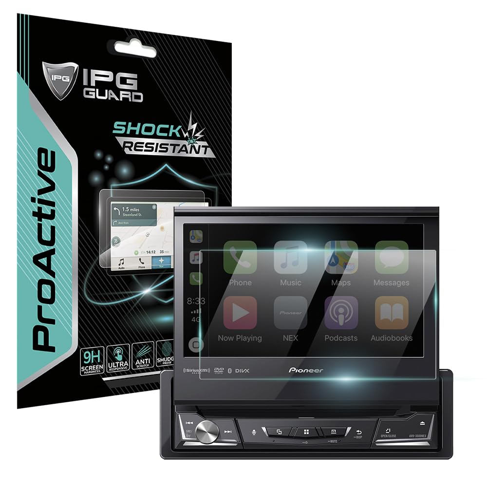 IPG ProActive Made for PIONEER AVH-3500NEX 6.8 Inch Display 9H Hardness Screen Protector Nano Ceramic Film Ultra Responsive High
