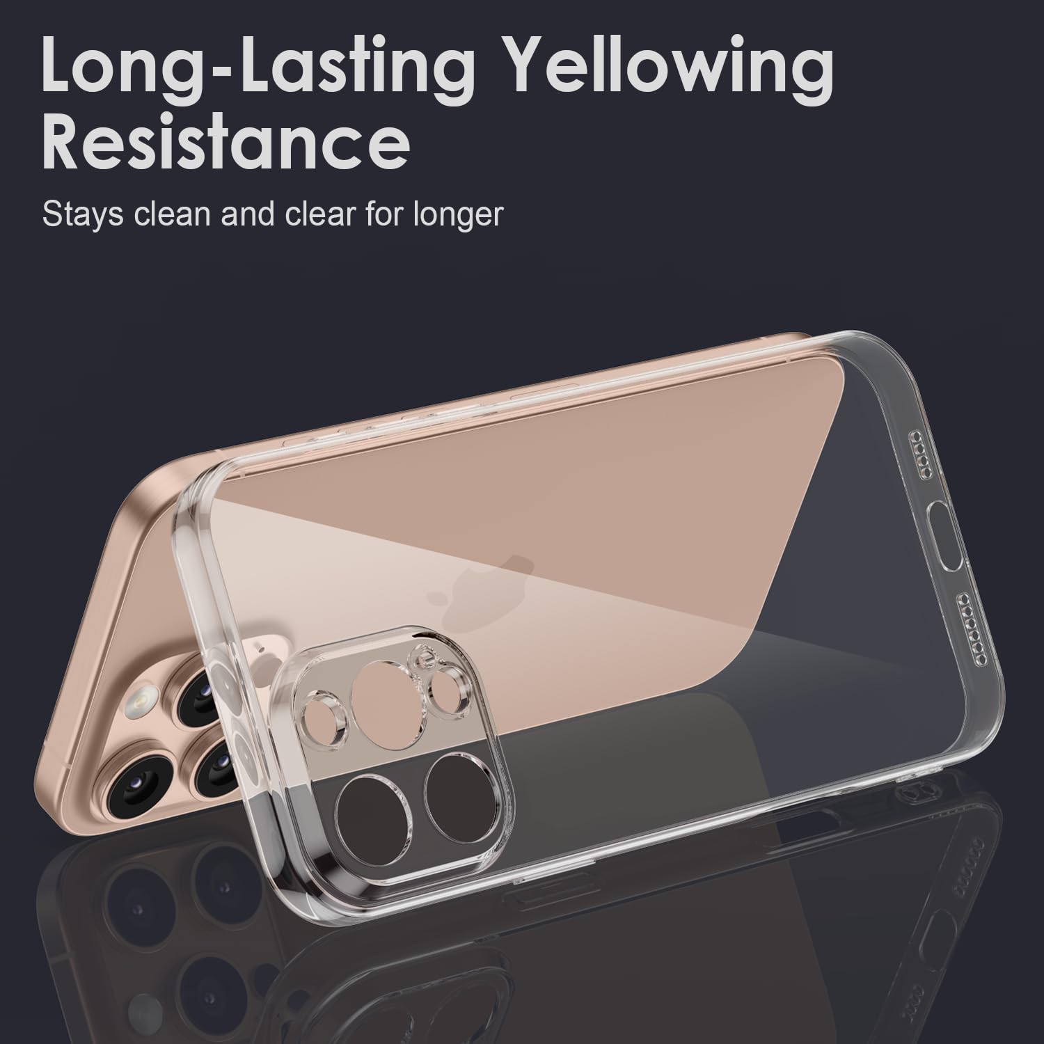 Shamo'S Clear Tpu Case For Iphone 16 Pro Max   Ultra Slim, Shockproof, Anti Yellowing, Scratch Resistant, Wireless Charging Comp