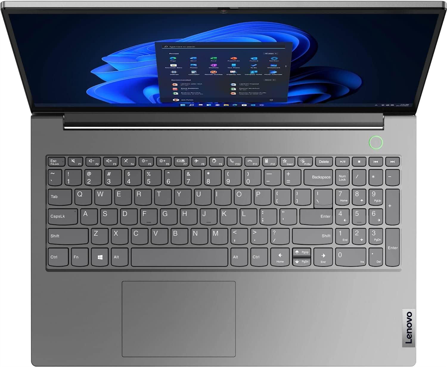 Lenovo Thinkbook 15 Gen 4 15.6'' Fhd (12Th Gen Intel 10 Core I7 1255U, 40Gb Ram, 1Tb Pcie Ssd, Narrow Bezel Ips) Business Laptop