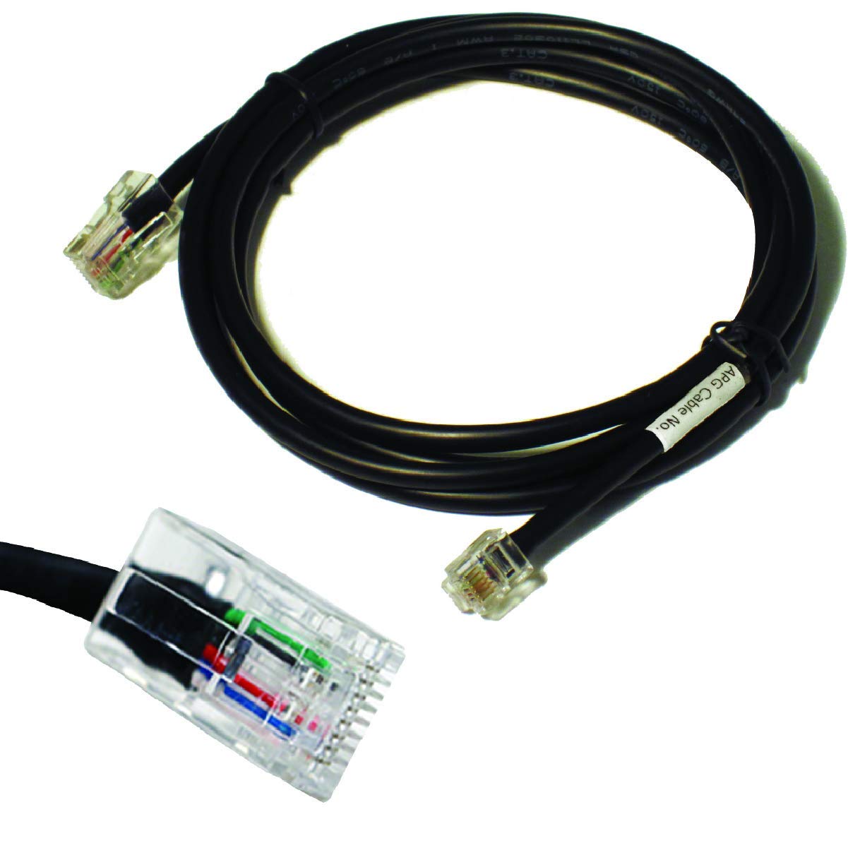 Apg Printer Interface Cable | Cd 101A | Cable For Cash Drawer To Printer Connection | 1 X Rj 12 Male   1 X Rj 45 Male | Connects To Epson And Star Printers