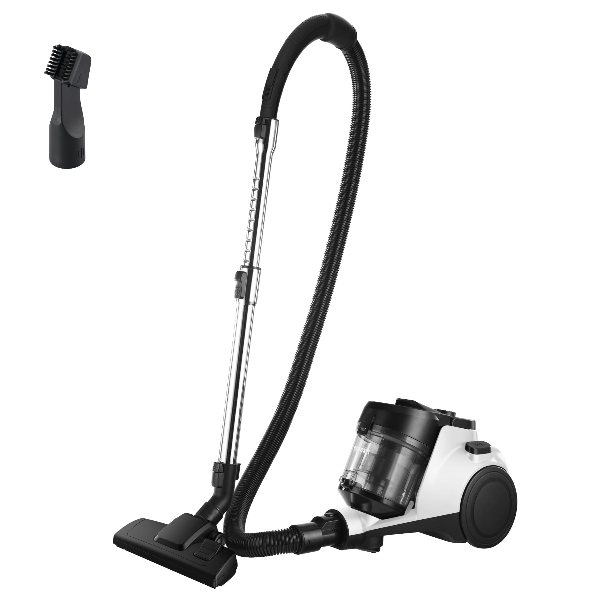 Eureka Bagless Canister Vacuum Cleaner, 1100W High Power Vacuum Cleaner for Carpets and Hard Floors HEPA Filter Extension Tube 2