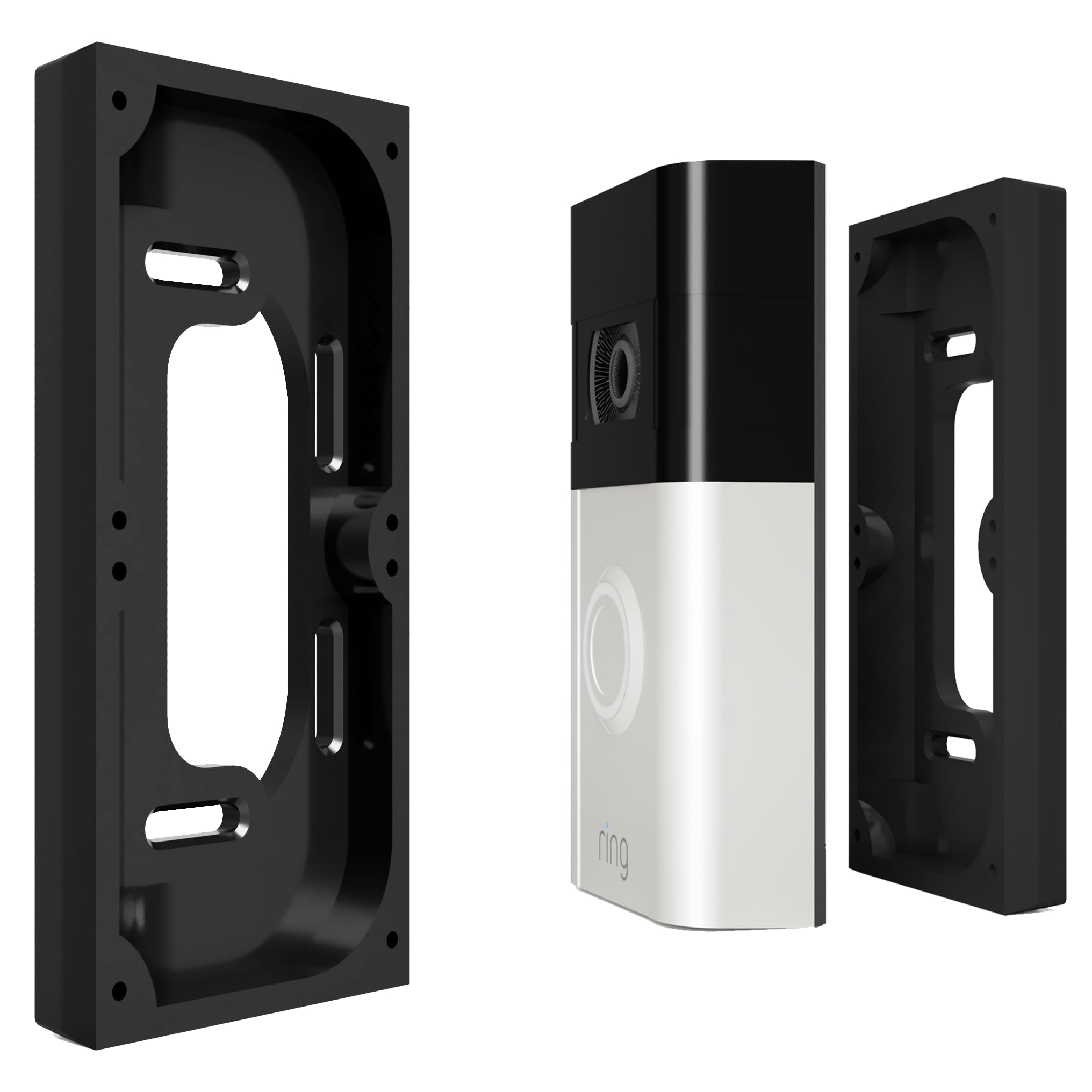 Hidden River Lab Premium Ring Battery Doorbell Mount   0.5    Spacer For Ring 3, Ring 4, Ring Battery Pro, Ring Battery Plus   B