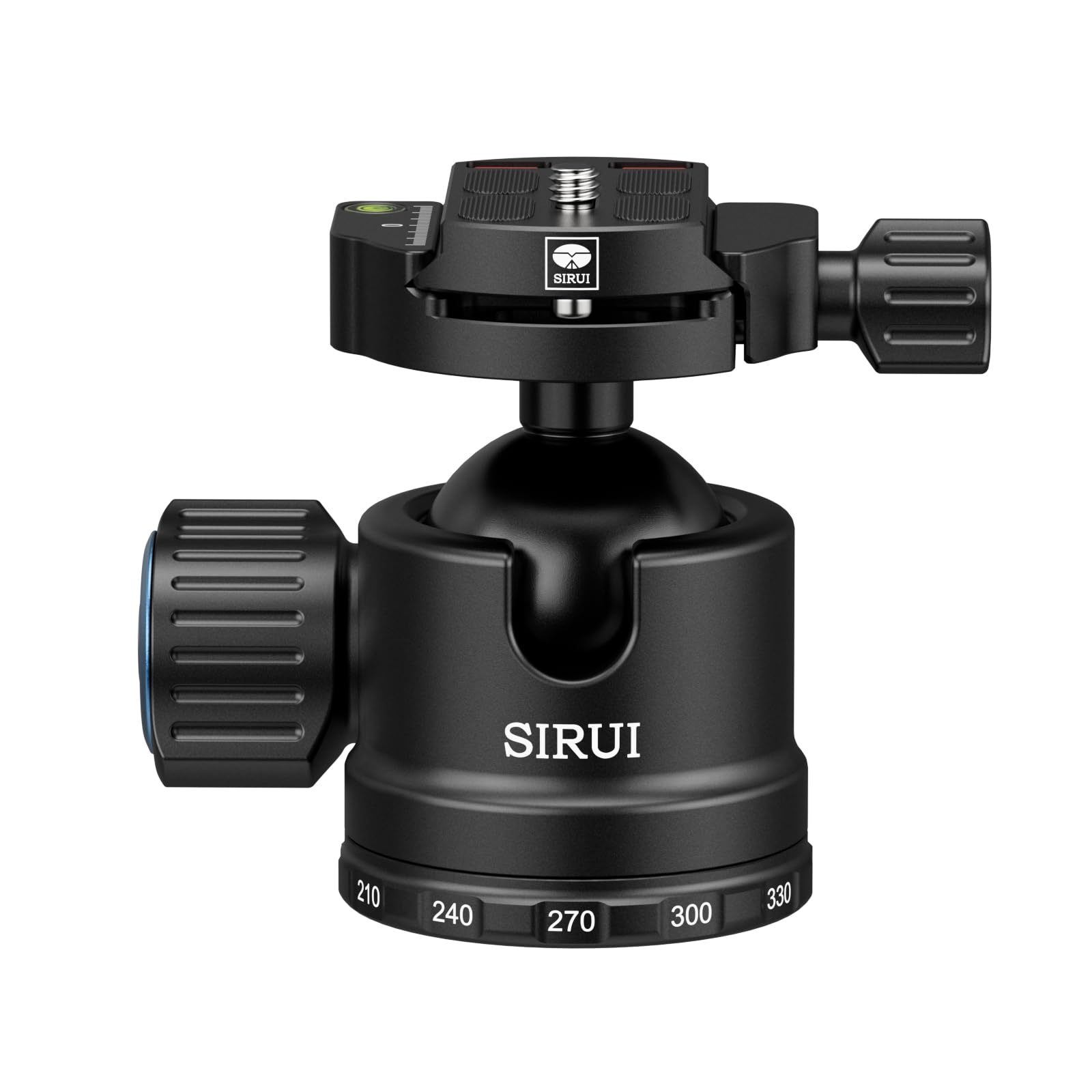 Sirui Am 40 Low Profile Ball Head, Professional Heavy Duty 40Mm Tripod Ball Head, 360� Panoramic Cnc Aluminium Alloy Tripod Head For Dslr Camera, Camcorder, Quick Release Plate, Max Load 88Lbs/40Kg