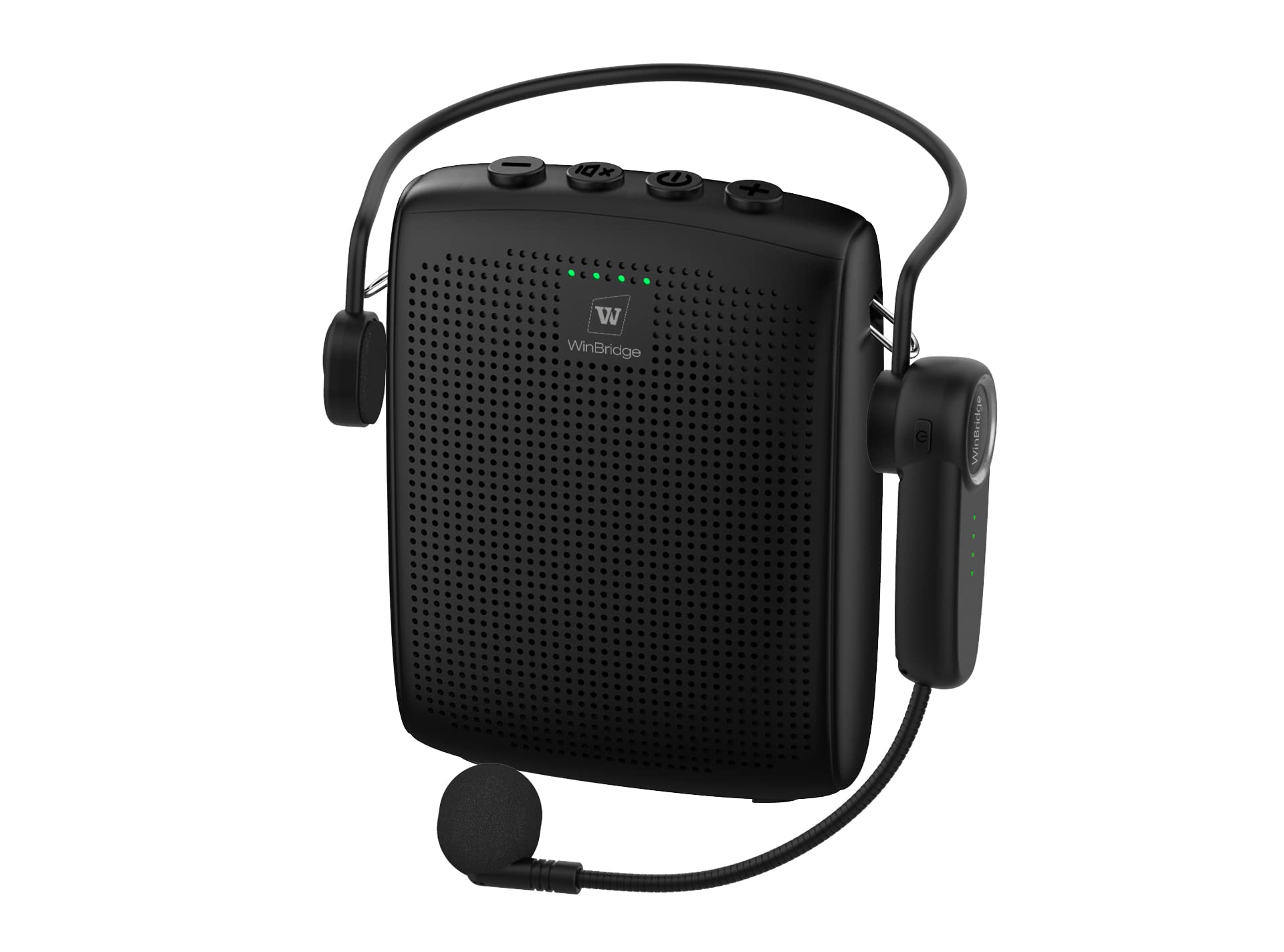 Winbridge Bluetooth Voice Amplifier For Teachers, Wireless Voice Amplifier With Bluetooth Headset Microphone, Portable Megaphone
