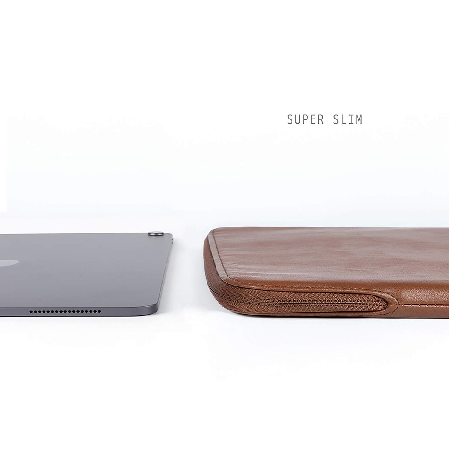 Comfyable Tablet Sleeve Compatible For Ipad Pro 12.9 Inch M2 2022 M1 2021 2020 With Smart/Magic Keyboard With Pencil Holder   Pu