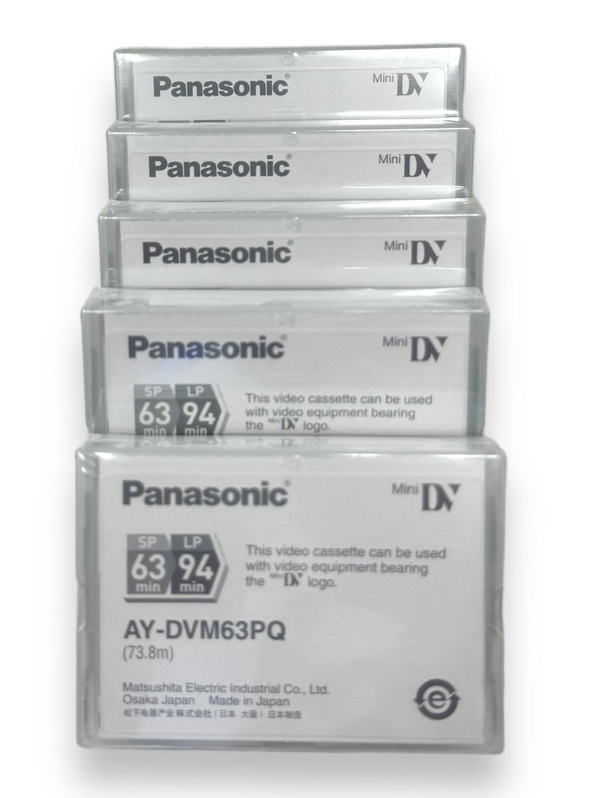 Panasonic Ay Dvm63Pq Dv Cassette Pack 5 For Professional