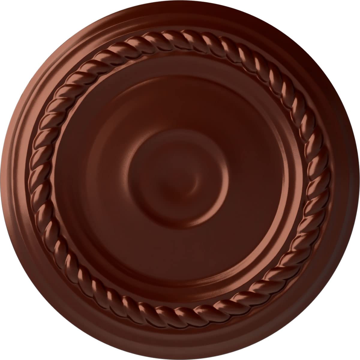 Ekena Millwork CM07ALACS 7 7/8OD x 3/4P Small Alexandria Ceiling Medallion, Antique Copper