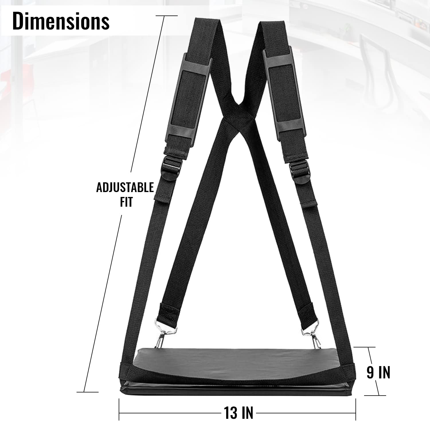 Standing Desk Walking Desk   Hands Free Wearable Mobile Laptop Harness For 13'' Laptops Or Clipboards