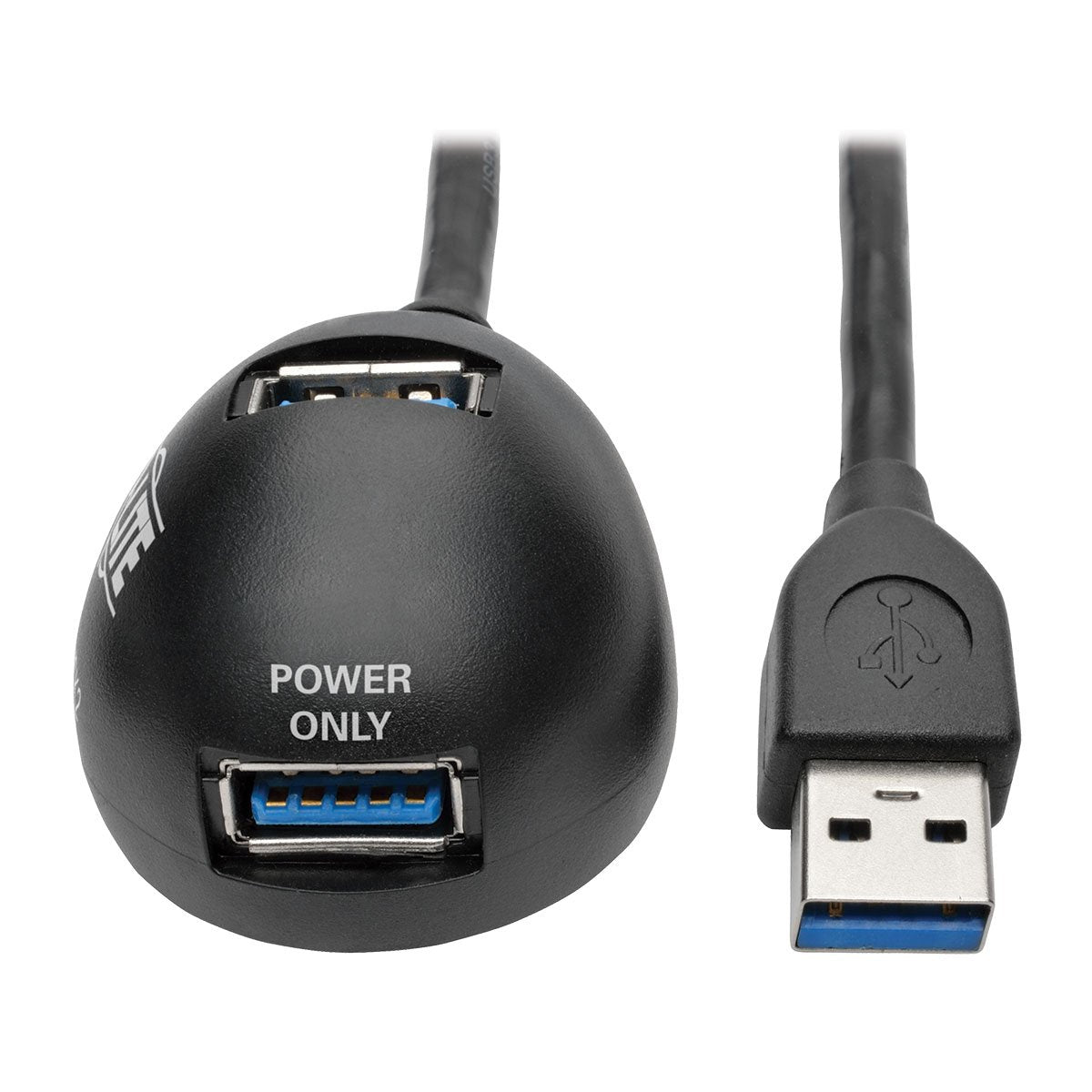 Tripp Lite 6Ft 2 Port Usb 3.0 Superspeed Desktop Extension Cable M/F 6' (U324 006 Dsk2), Black