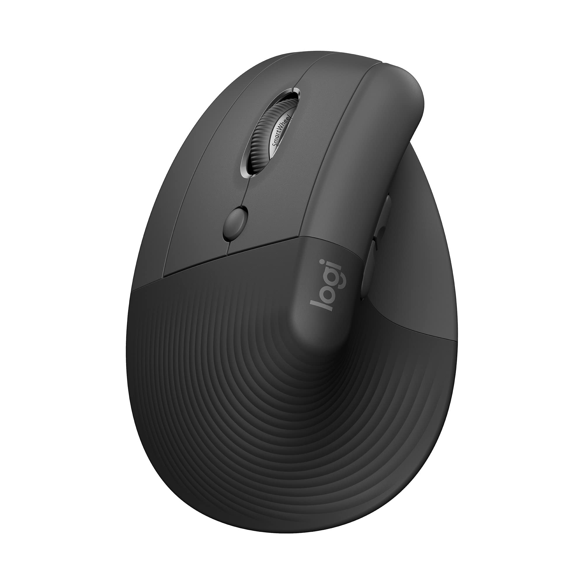 Logitech Lift Left Vertical Ergonomic Mouse Left Handed Wireless Bluetooth Or Logi Bolt Usb Quiet Clicks 4 Buttons Compatible Wi