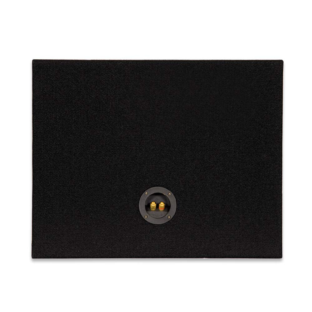 Onlyfactorydirect 12F Sealed 12'' Single Slim Car Box Speaker Enclosure Cabinet For Car Truck Suv, Black