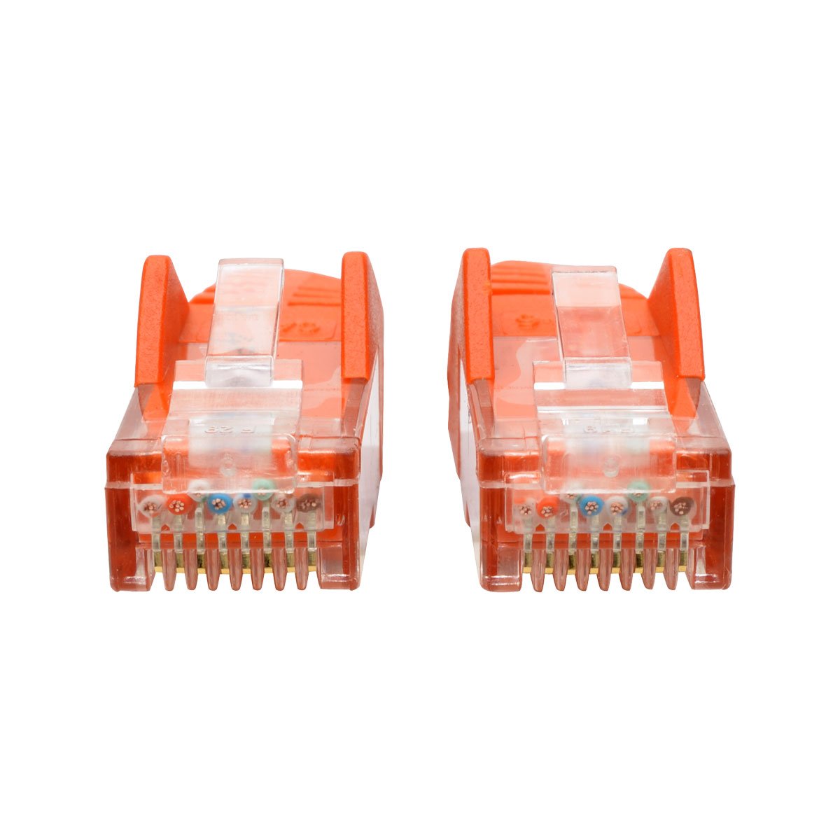 Eaton Tripp Lite Cat6 Gigabit Ethernet Snagless Molded Patch Cable Utp Orange Rj45 M/550Mhz 2Ft 2' (N201 002 Or)